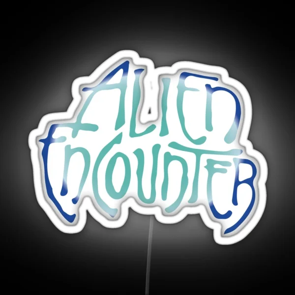 Alien Encounter RGB Neon Sign