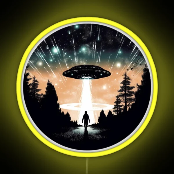 Alien Encounter RGB Neon Sign