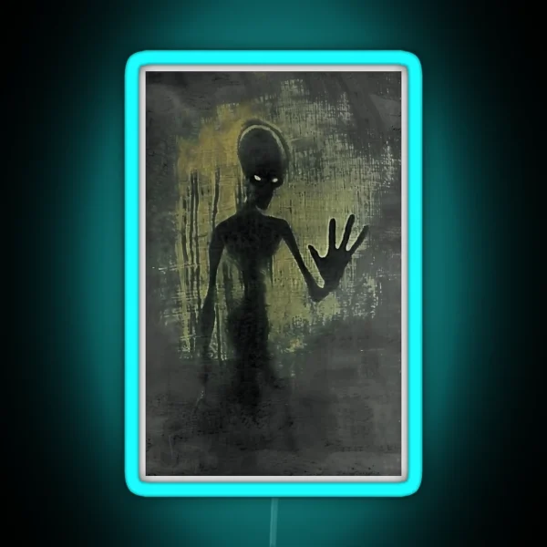 Alien Encounter RGB Neon Sign