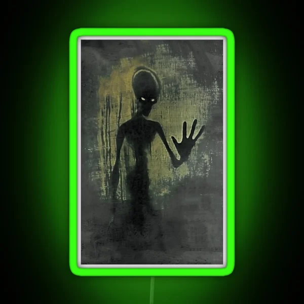 Alien Encounter RGB Neon Sign