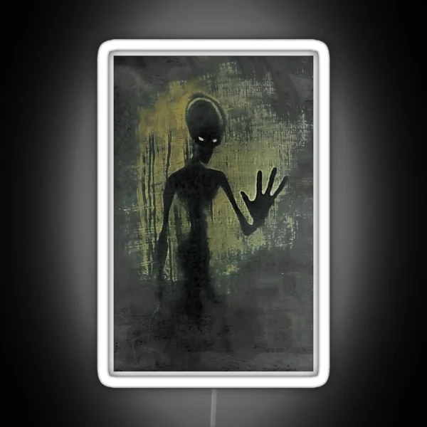 Alien Encounter RGB Neon Sign