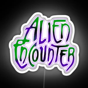 Alien Encounter RGB Neon Sign