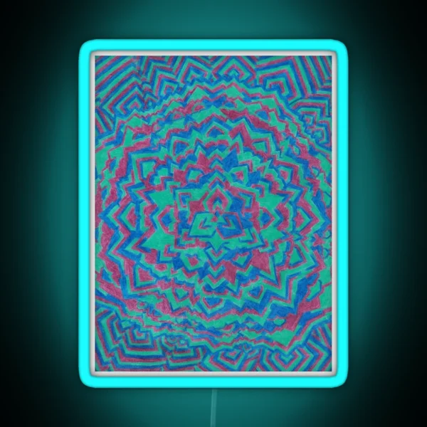 Alien Encounter RGB Neon Sign