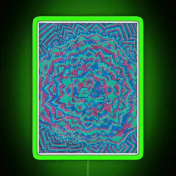 Alien Encounter RGB Neon Sign