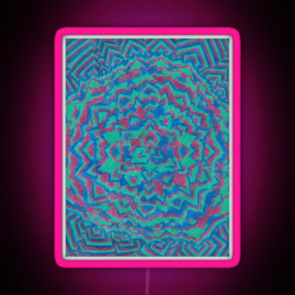Alien Encounter RGB Neon Sign