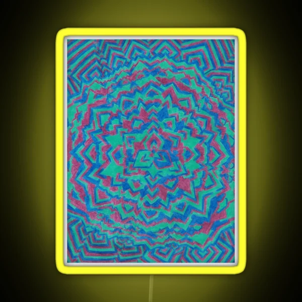 Alien Encounter RGB Neon Sign