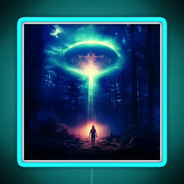 Alien Encounter RGB Neon Sign