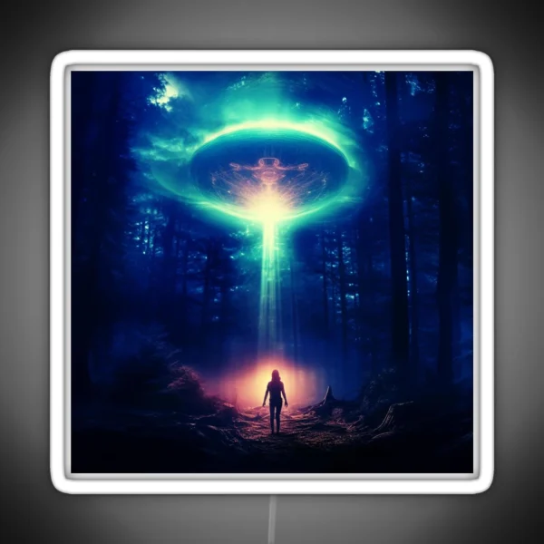 Alien Encounter RGB Neon Sign