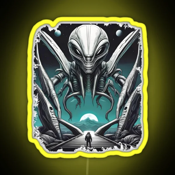 ALIEN ENCOUNTER RGB Neon Sign