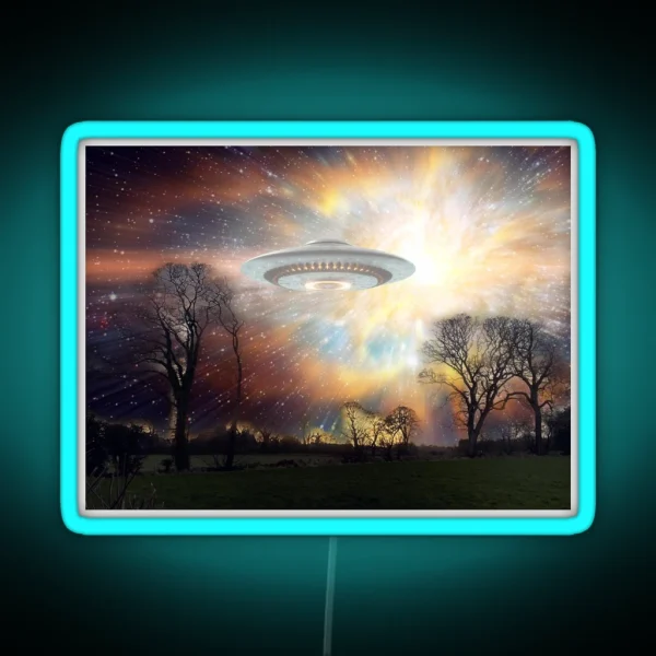 Alien Encounter RGB Neon Sign