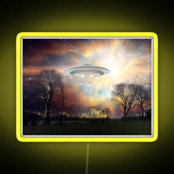 Alien Encounter RGB Neon Sign