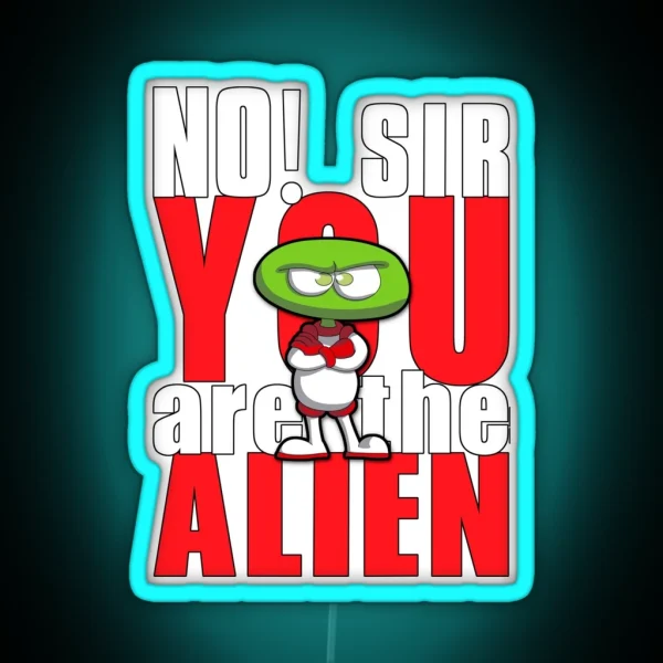 Alien Encounter RGB Neon Sign