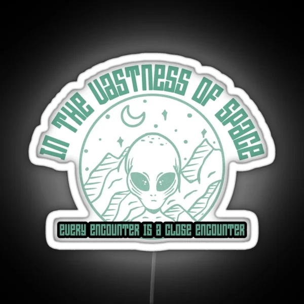 Alien Encounter RGB Neon Sign