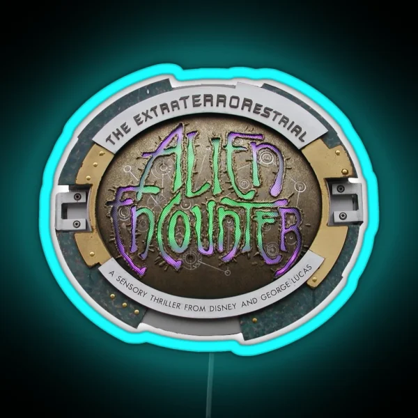 Alien Encounter Sign RGB Neon Sign