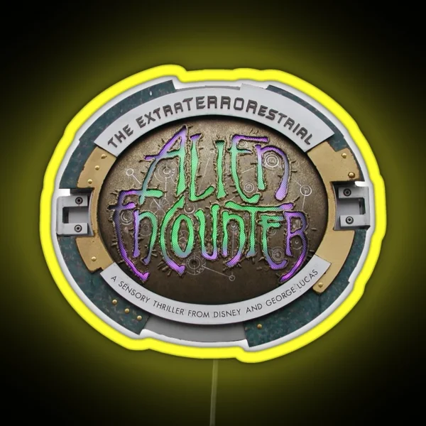 Alien Encounter Sign RGB Neon Sign