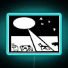 Alien Encounter With Cows RGB Neon Sign - Image 3