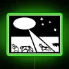 Alien Encounter With Cows RGB Neon Sign - Image 4
