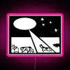 Alien Encounter With Cows RGB Neon Sign - Image 6