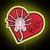 Neon Alien Facehugger LED Sign - Perfect For Fans & Decorations