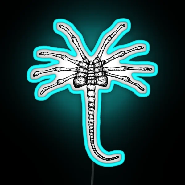 ALIEN FACEHUGGER RGB Neon Sign