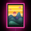 Alien Landscape RGB Neon Sign