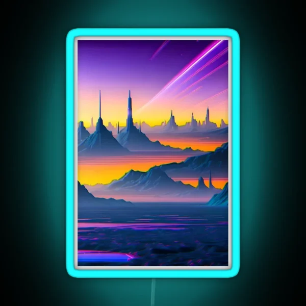 Alien Mirage RGB Neon Sign