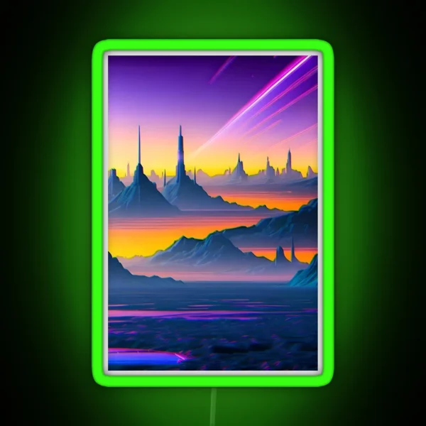 Alien Mirage RGB Neon Sign