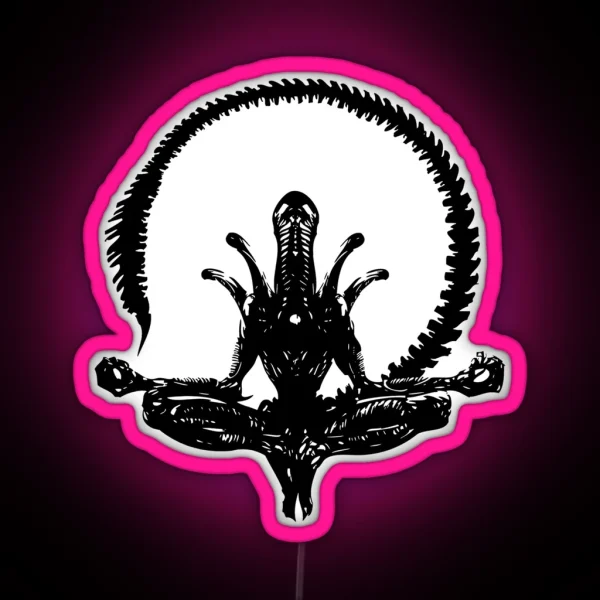 Alien Xenomorph Black RGB Neon Sign
