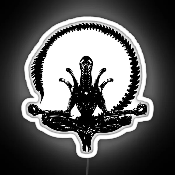 Alien Xenomorph Black RGB Neon Sign
