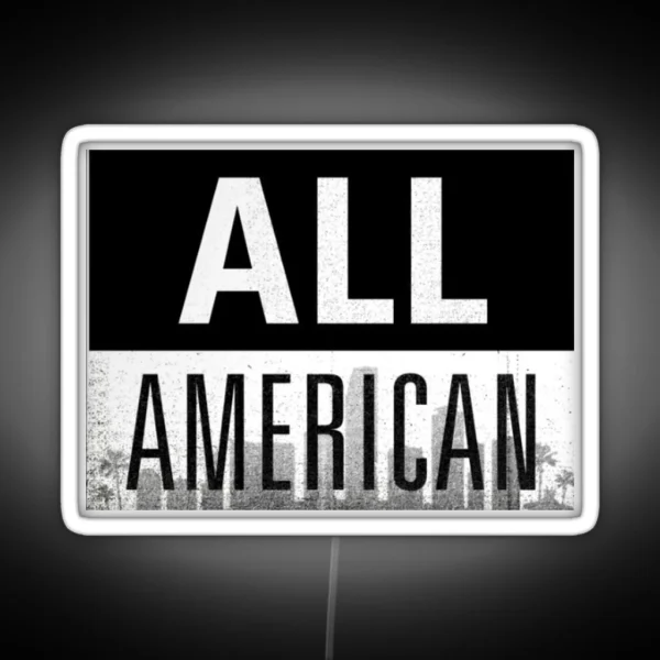 All American Logo Led RGB Neon Sign