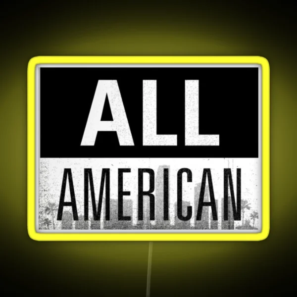 All American Logo Led RGB Neon Sign