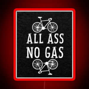 All ASS No GAS RGB Neon Sign