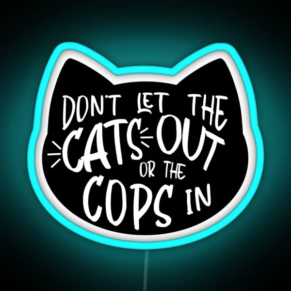 All Cats Are Beautiful RGB Neon Sign