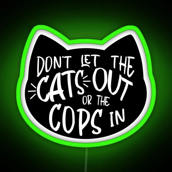 All Cats Are Beautiful RGB Neon Sign