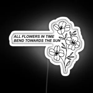 All Flowers In Time RGB Neon Sign