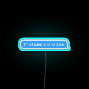 All Panic No Disco RGB Neon Sign