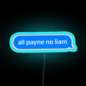 All Payne No Liam RGB Neon Sign