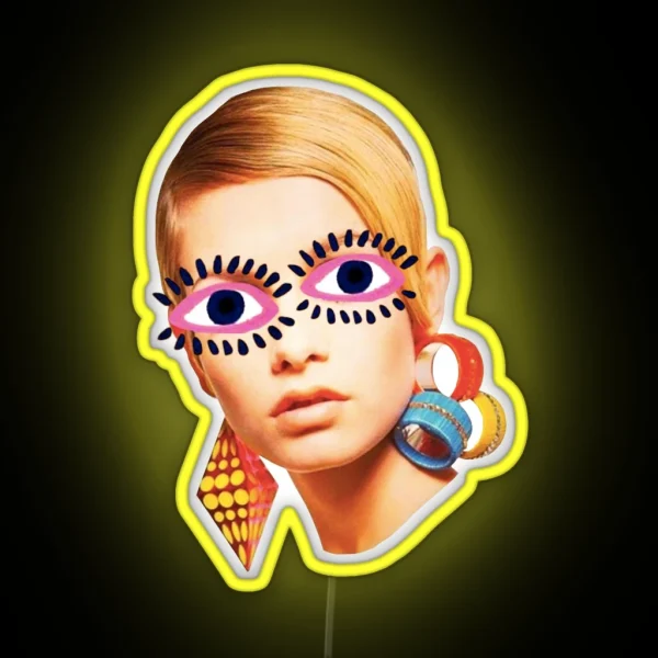 ALL SEEING TWIGGY RGB Neon Sign