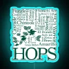RGB Neon Sign Featuring Various Types of Hops for Beer Lovers