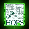 Add vibrant hop themed decoration to your modern home bar.