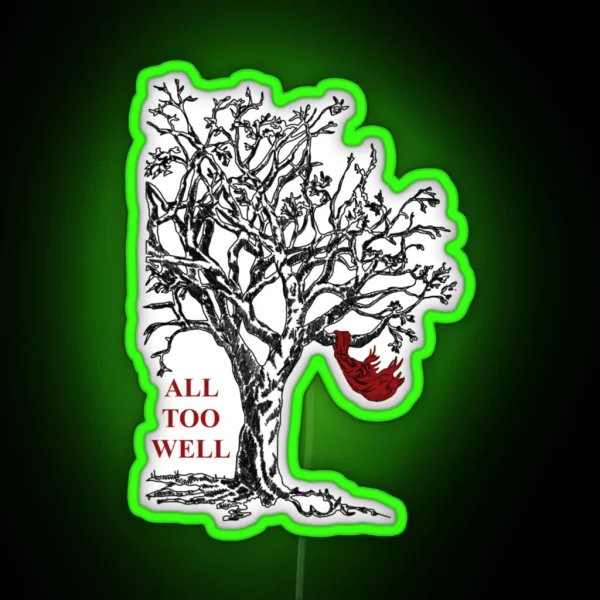 All Too Well 10 Minute Version RGB Neon Sign