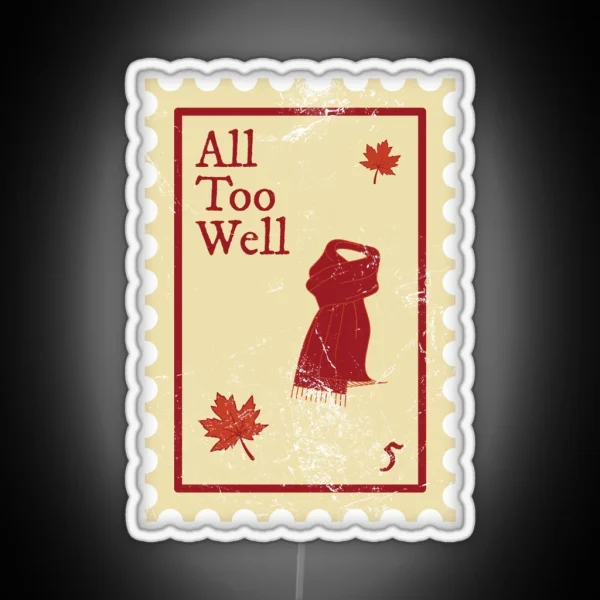 All Too Well Taylor Swift Stamp RGB Neon Sign