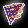 Dust-in-the-Wind Inspired RGB Neon Sign Home Decor Wall Art