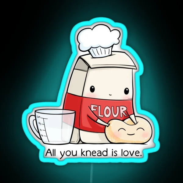 All You Knead Is Love RGB Neon Sign