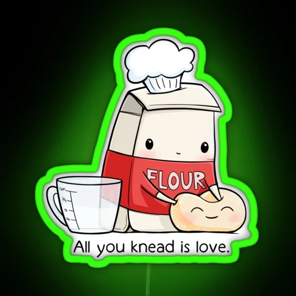 All You Knead Is Love RGB Neon Sign