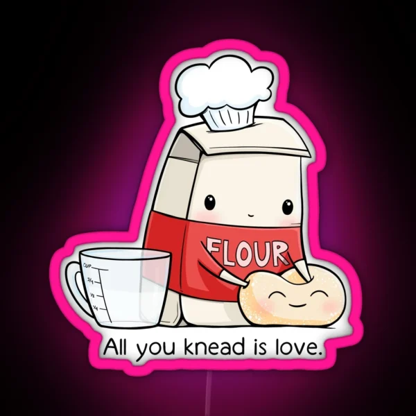 All You Knead Is Love RGB Neon Sign