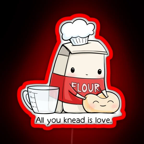 All You Knead Is Love RGB Neon Sign
