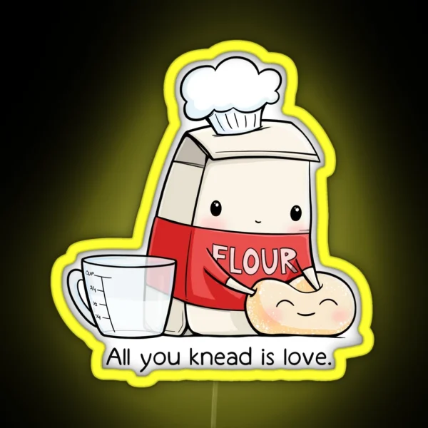 All You Knead Is Love RGB Neon Sign