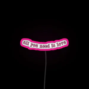 All You Need Is Love RGB Neon Sign