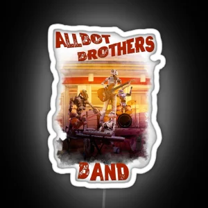 Allbot Brothers Band Bob S Saucer Repair RGB Neon Sign